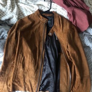 Men’s Theory Suede Jacket